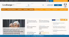 Desktop Screenshot of canalenergia.com.br