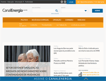 Tablet Screenshot of canalenergia.com.br